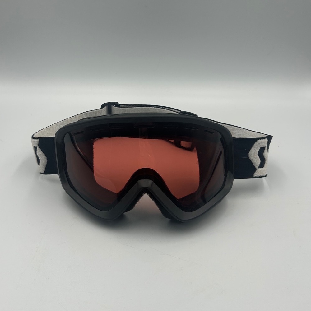 Scott Ski Snowboard Goggles Black Frame Rose Tinted Lens Adjustable Strap